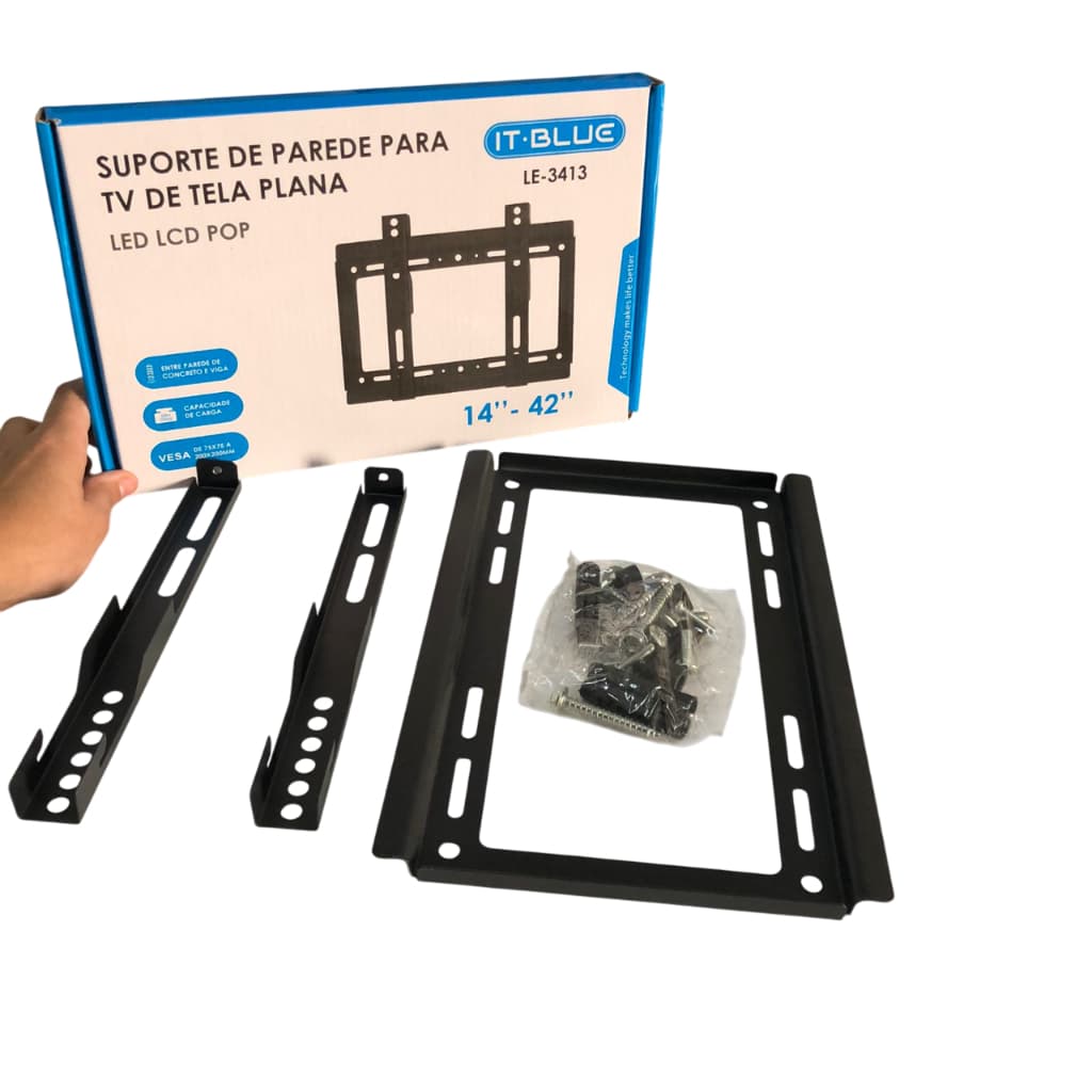 Suporte Tv Fixo Lcd Led Painel Parede 14 - 42 Polegadas