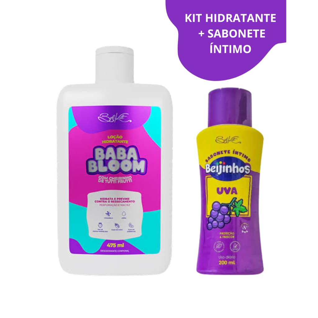 Hidratante Belkit 475ml+ Sabonete Íntimo 200ml– corpo cuidado frescor fragancia suave
