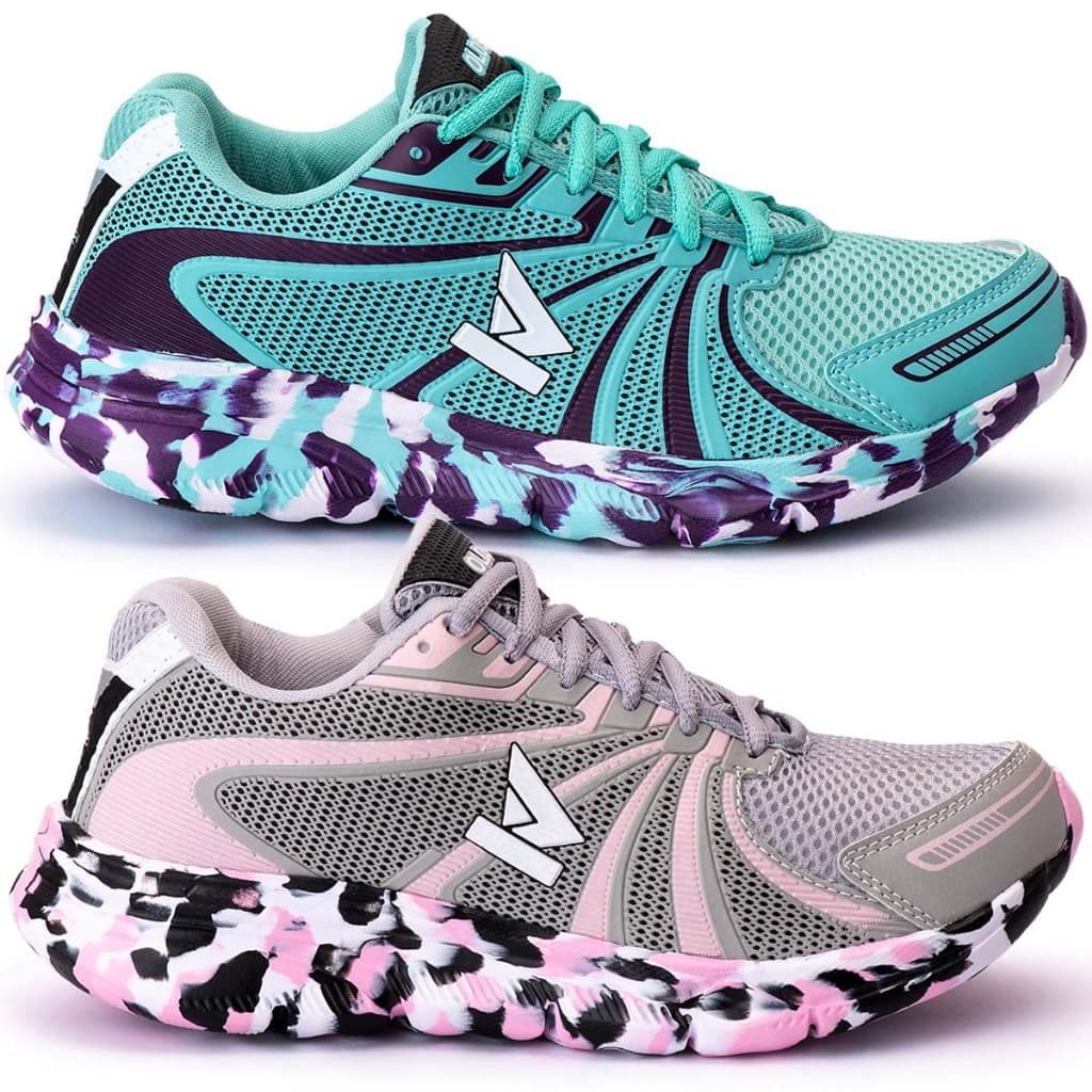 Kit 2 Tênis Feminino Casual Original Oldsen Barato Confortável Academia Caminhada Dia a Dia