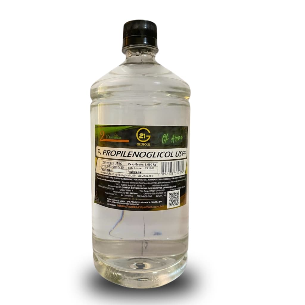 Propilenoglicol USP 1 Litro Propileno Glicol - Garrafa