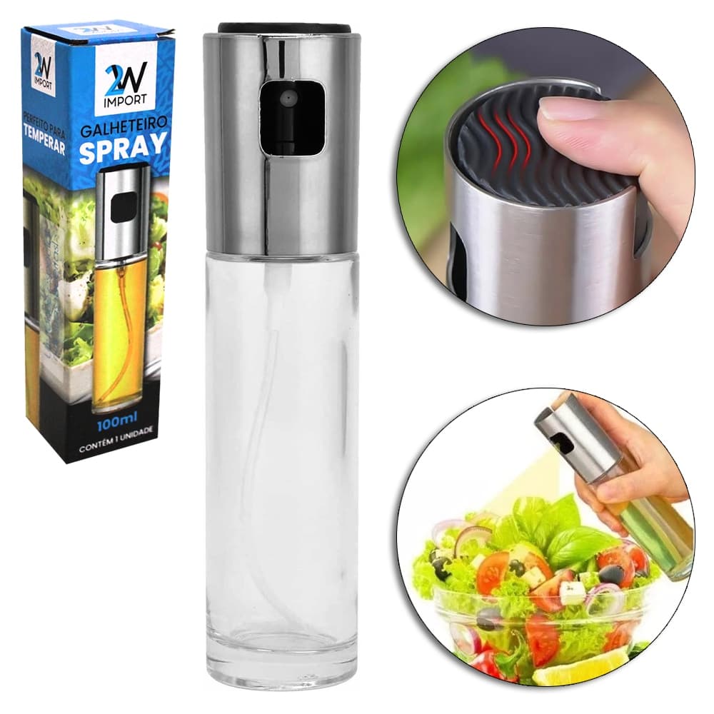 Borrifador Azeite Pulverizador Premium Culinário Adequado Para Cozinhas 100ml Promoção