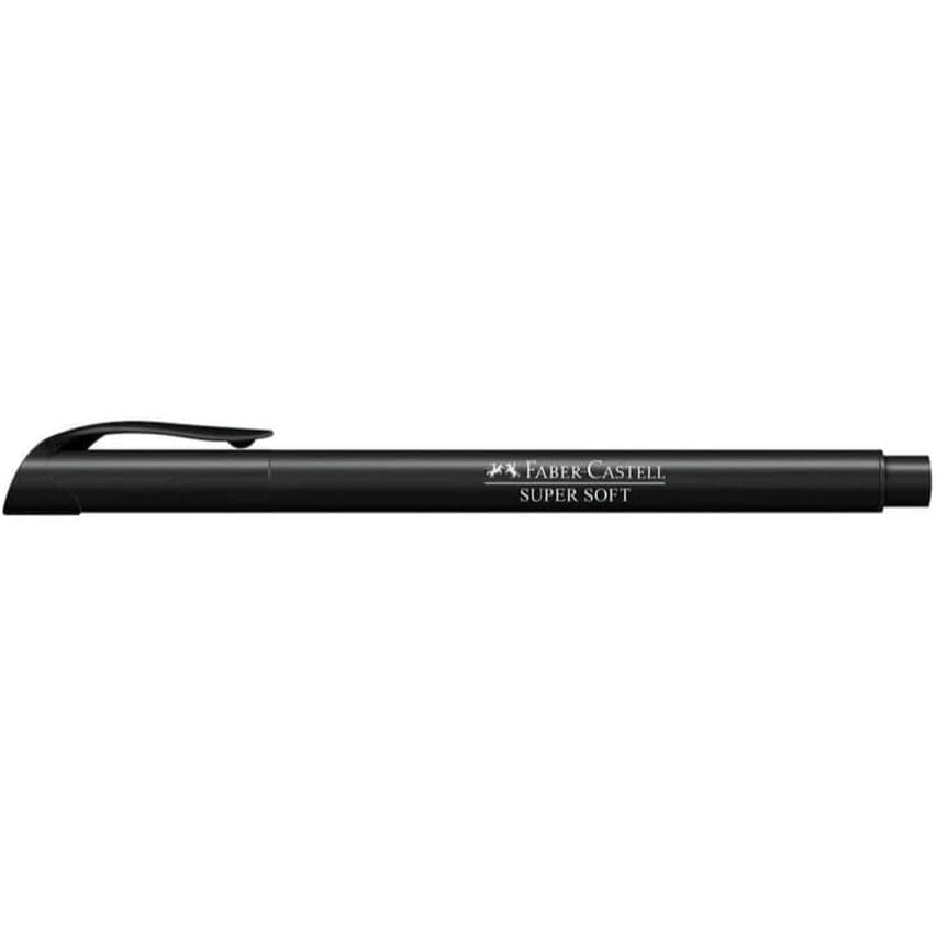 Caneta Faber Castell Super Soft Brush Preto HSOFT/PT