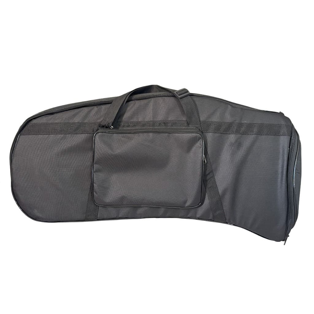 Capa Bag Acolchoada para Tuba Bombardão 3/4 e 4/4 com Alça de Ombro - Preta