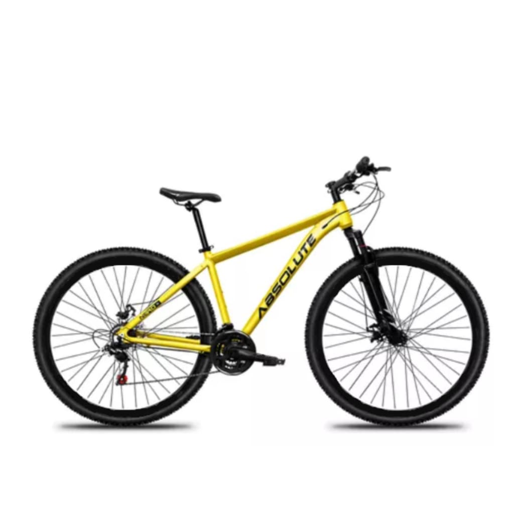 Bicicleta Aro 29 Absolute Nero 5 Alumínio Mountain Bike 21v Freio Mecânico Suspensão Passeio Trilha Leve