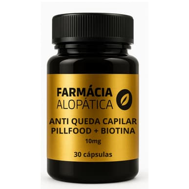 Anti Queda Capilar Pill Food Com Biotina 60 Cápsulas
