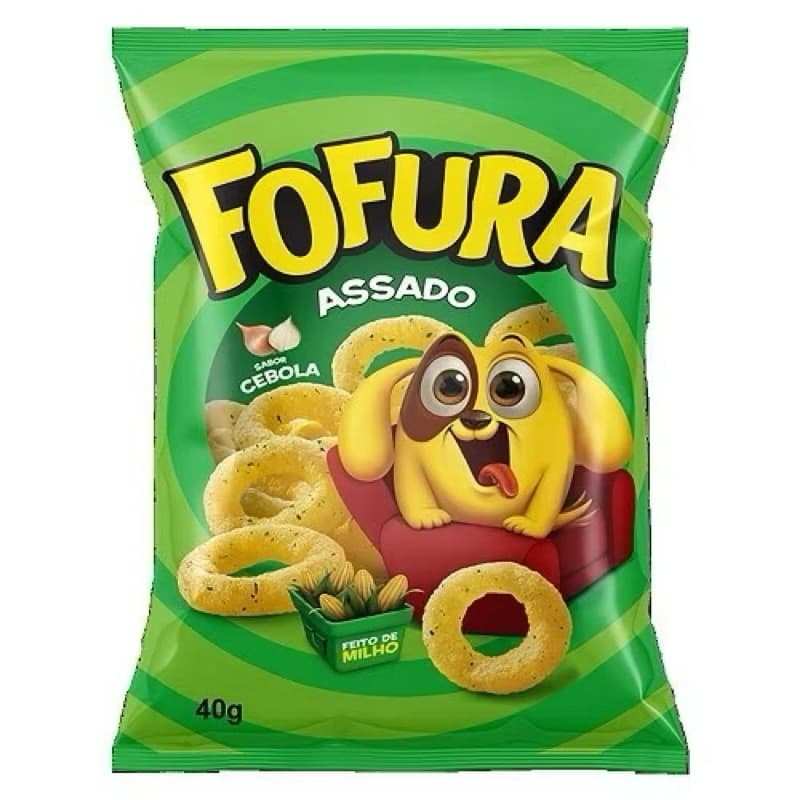 Kit 10 Salgadinhos Fofuras Sabores 60g assados