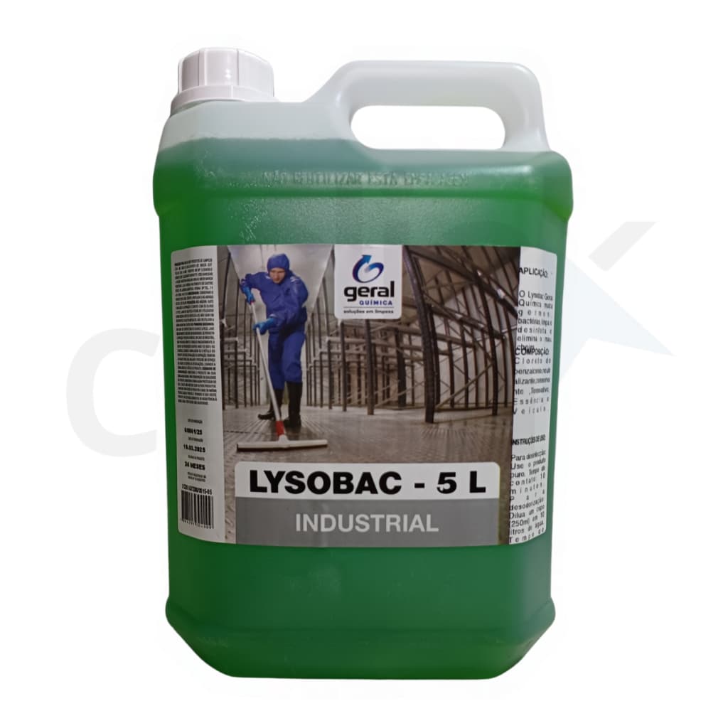 Desinfetante Uso Geral | Lysobac | Lysoform - 5 Litros