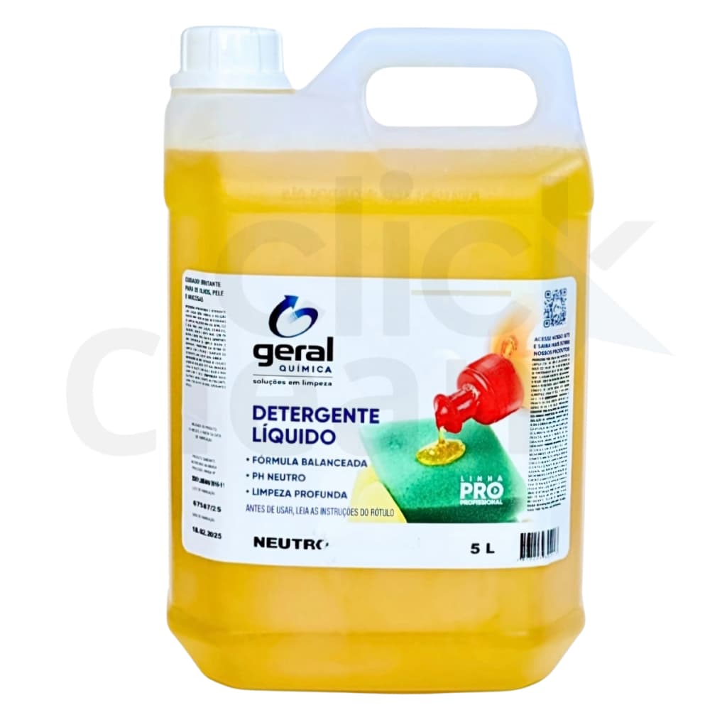 Detergente Líquido Neutro Profissional - 5 Litros