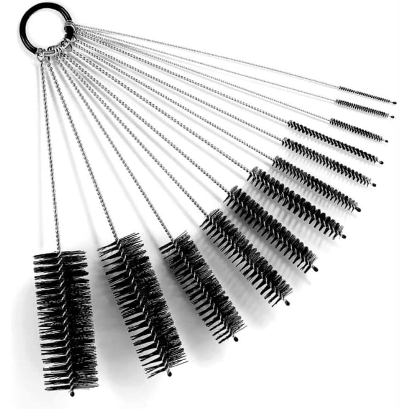 Kit 10 Escovinha Limpa Canudo Mamadeira Garrafa Copo Grande