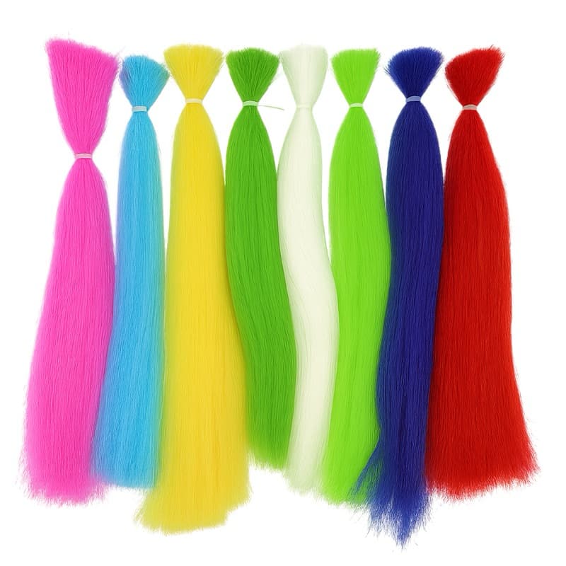 fibra sintética para atado de Jigs e moscas