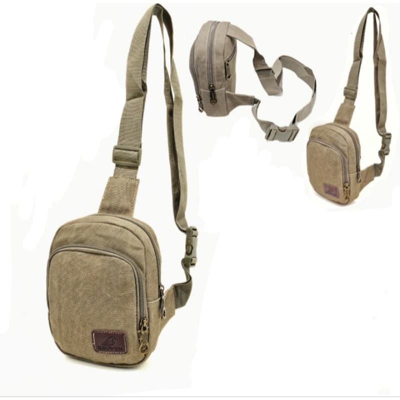 Bolsa Mini Transversal LONA Shoulder KVN Resistente 2497