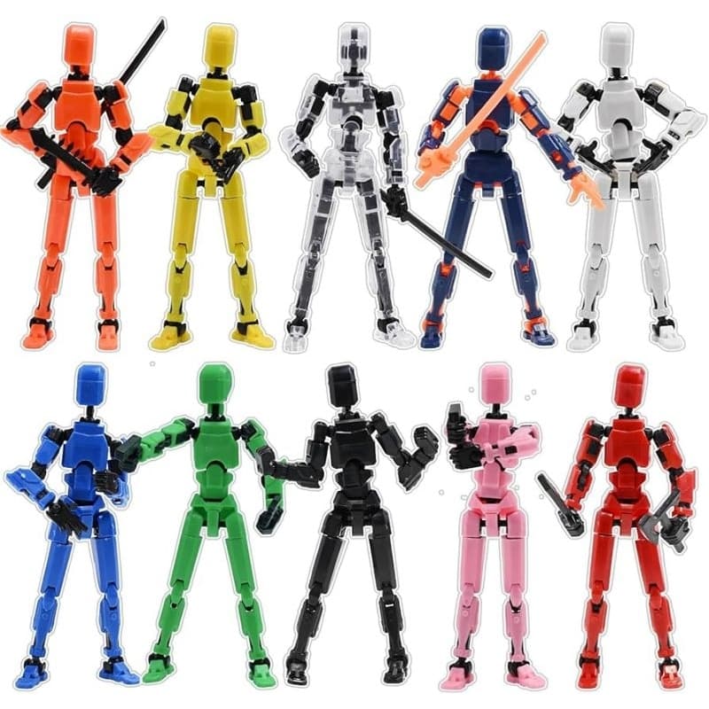 Boneco Articulado T13, Lucky 13 Action Figure Sortido(cores aleatórias)"BONECO JA MONTADO"