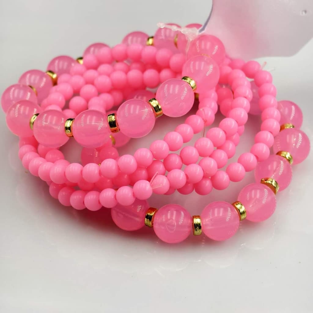 Pulseira de bolas contas Kit 6 Peças bracelete mulheres Pulseira feminina personalizido fashion