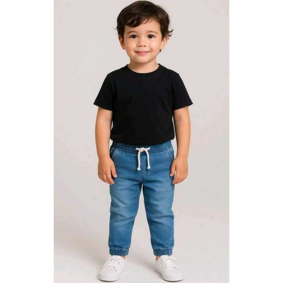 Calça Infantil Jogger Menino Sarja Cores Masculina Qualidade e Conforto .