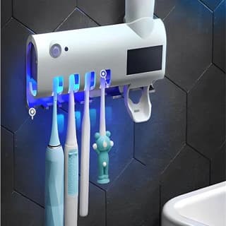 Toothpaste Applicator Automatic Toothbrush Dispenser Holder With Sterilizer Toothbrush Holder K8
