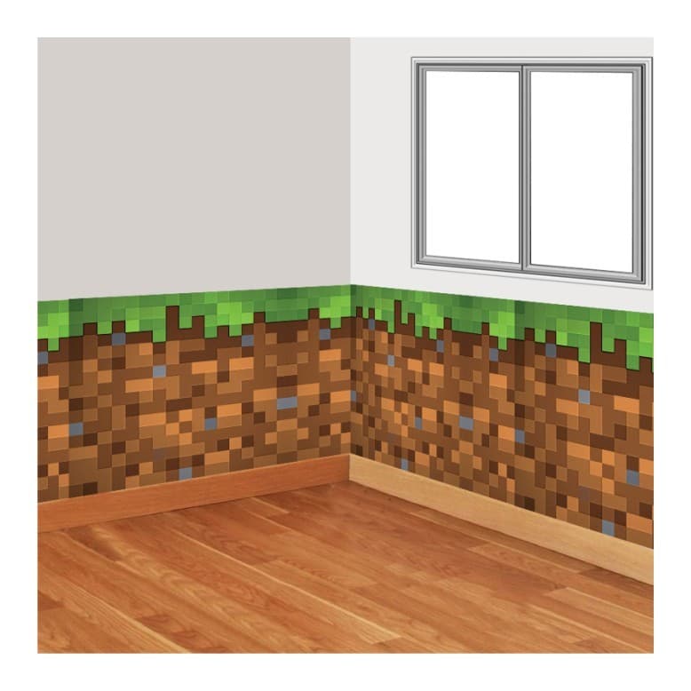 Adesivo Decorativo Parede Minecraft 1 x 1m