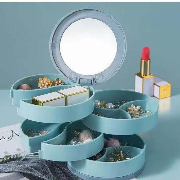 Organizador Plastico Porta Joias/bijuterias/maquiagens Com Gaveta