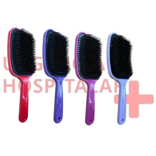 Escova de Cabelo Raquete Flex Almofada - Escova Desembaraçadora Raquete