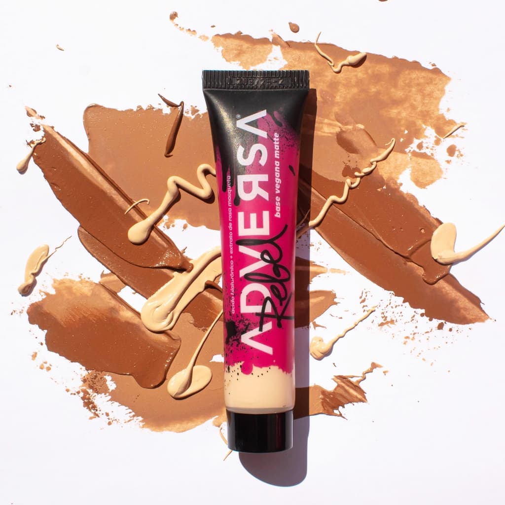 Base Vegana Matte Rebel ADVERSA - Escolha sua cor