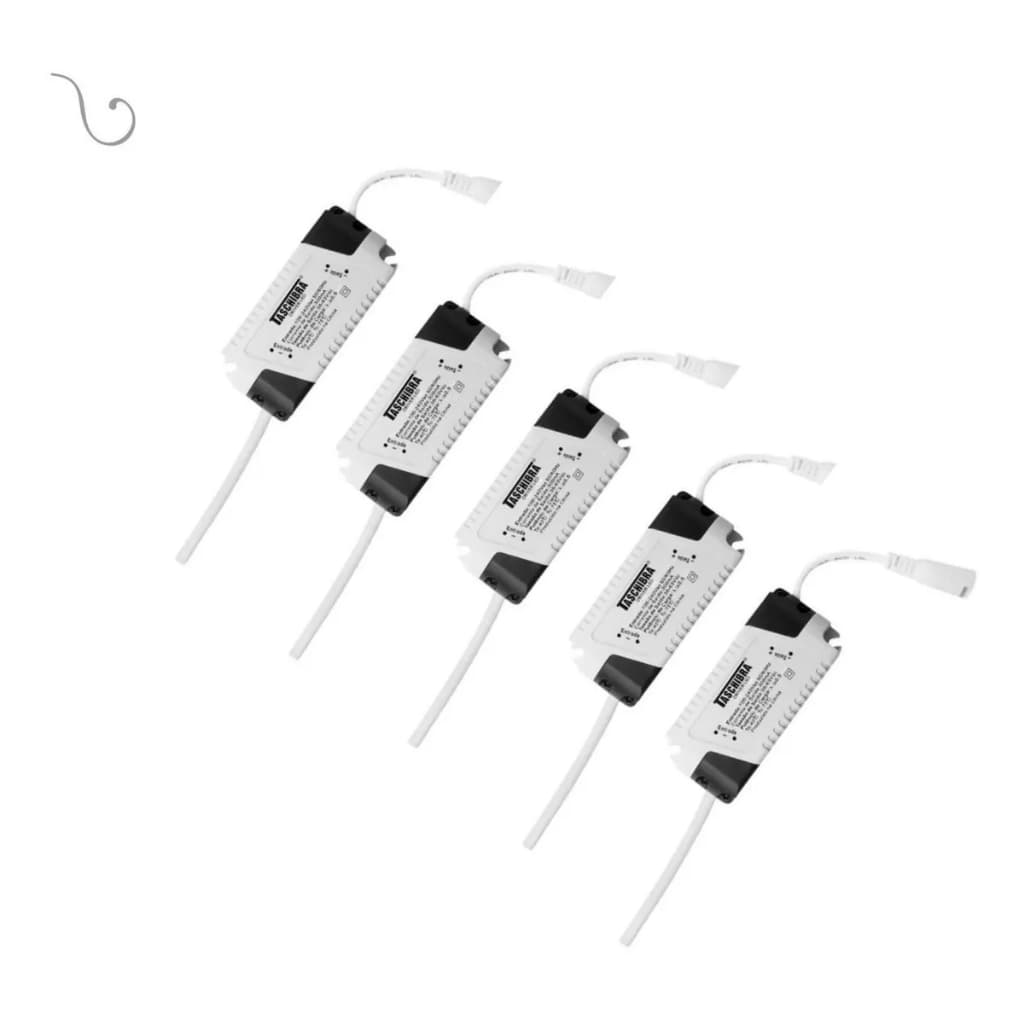 Driver Led Reator Fonte Plafon 12w Bivolt Taschibra Kit 5pçs
