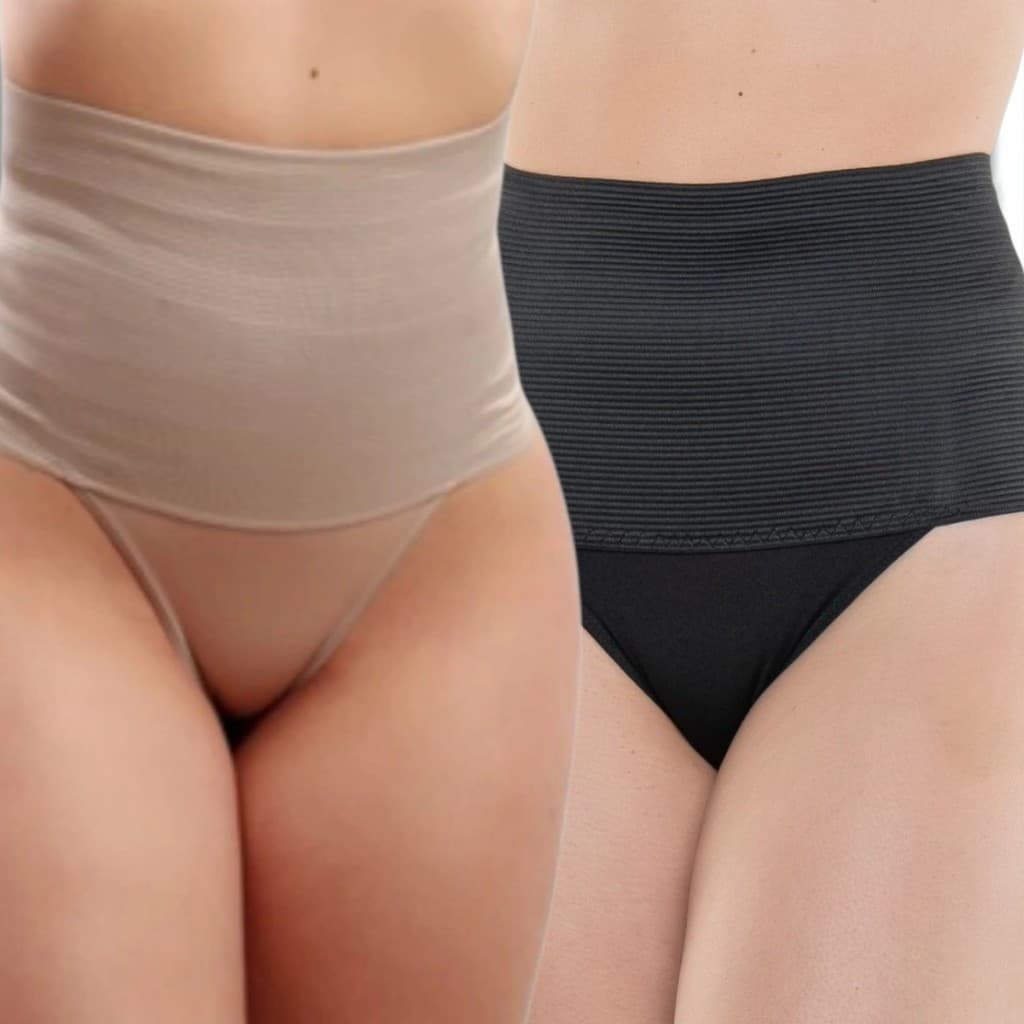 Kit 2 Cinta Alta Plus Size tamanhos 48 50 52 de alta Compressão Cinta Modeladora Alta Pós Cirúrgica