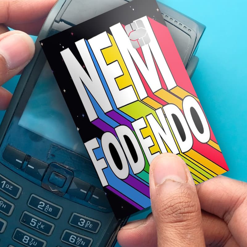 Películas Adesivas Frases para Cartão, Presente Criativo, Engraçado - Skin Card Personalizada