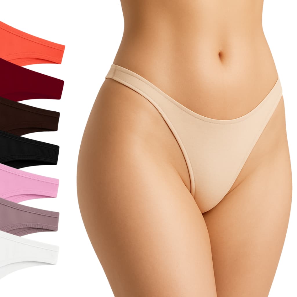 Kit 3 Calcinhas Tanga Femininas Duplo Conforto Sensual Empina Bumbum Sortido