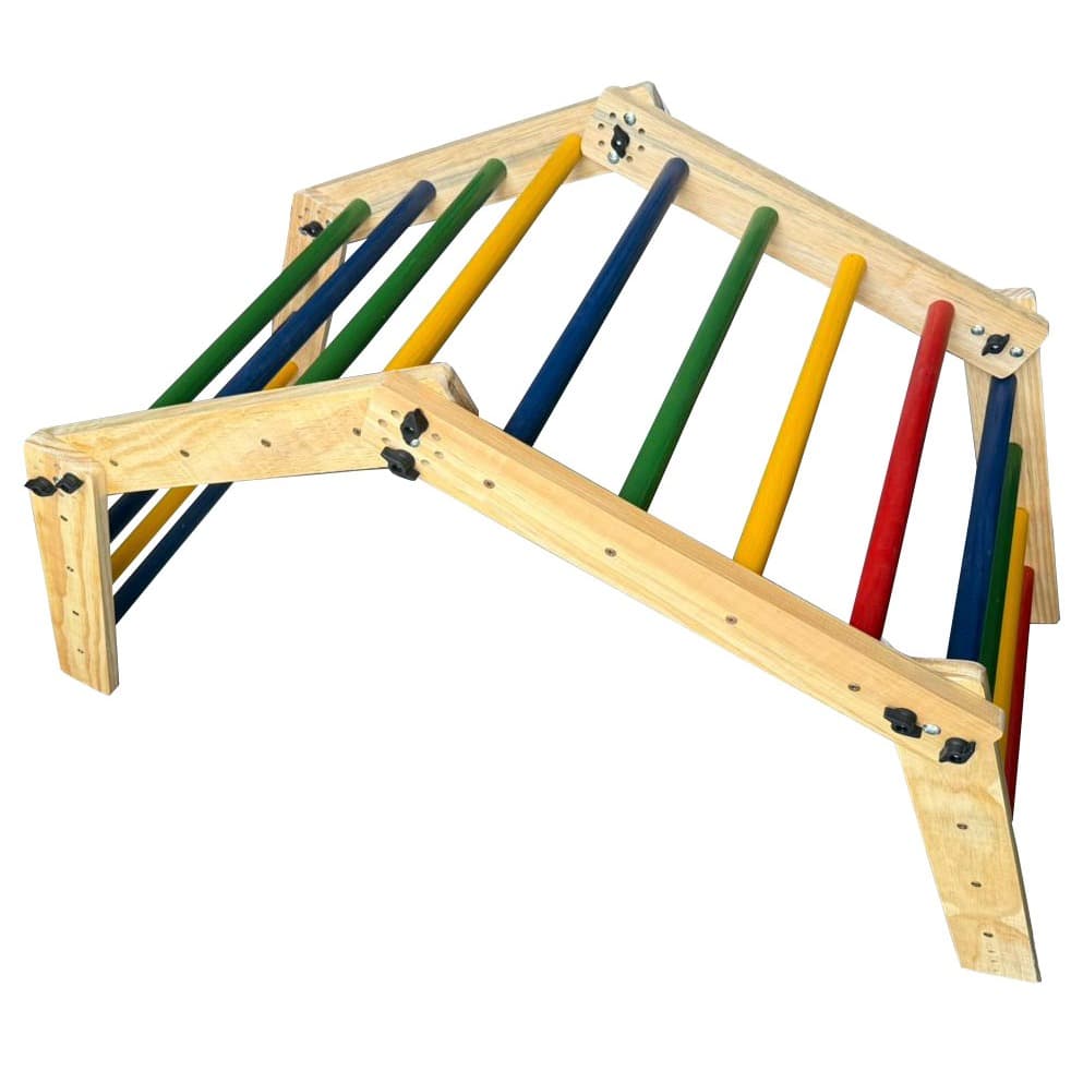Triângulo Montessori Articulavel Duplo Colorido