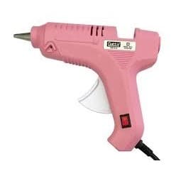 Pistola Cola Quente Rosa Grande 40 Watts Bivolt - Gatte