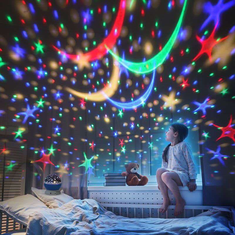 Lâmpada Globo Estrela de Luz LED Giratória/ SOQUETE DE LAMPADA