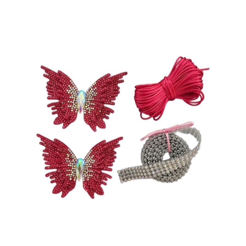 kIT BORBOLETA p/ customização de chinelo