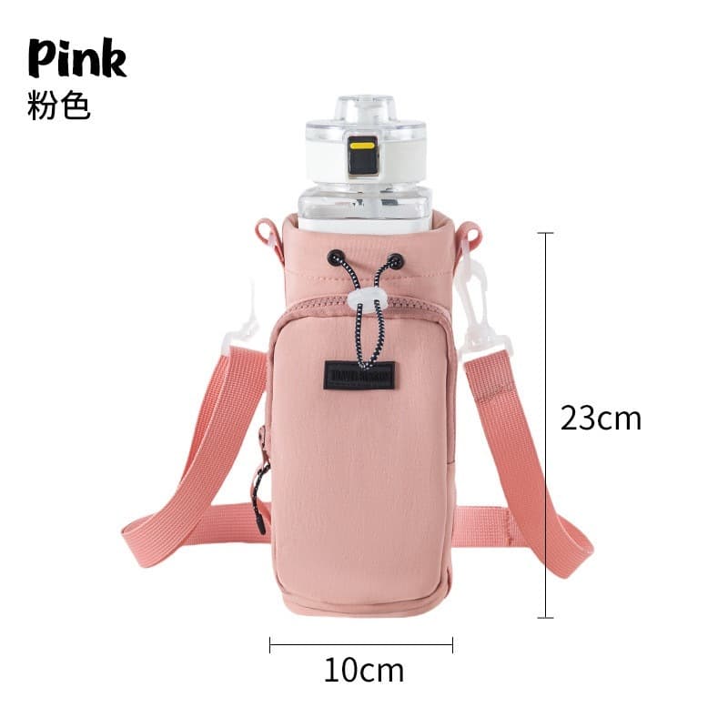 Bolsa de armazenamento com cordão para chaleira portátil para celular ao ar livre, capa para copo térmico, bolsa de viag