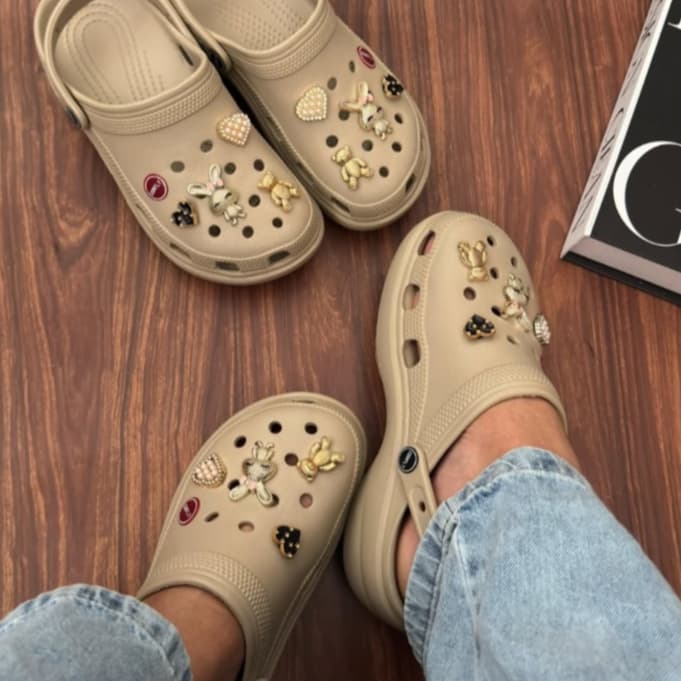 Chinelo Babuche Corfly Pigente Plataforma Leve 100% EVA Solado Antiderrapante Feminino