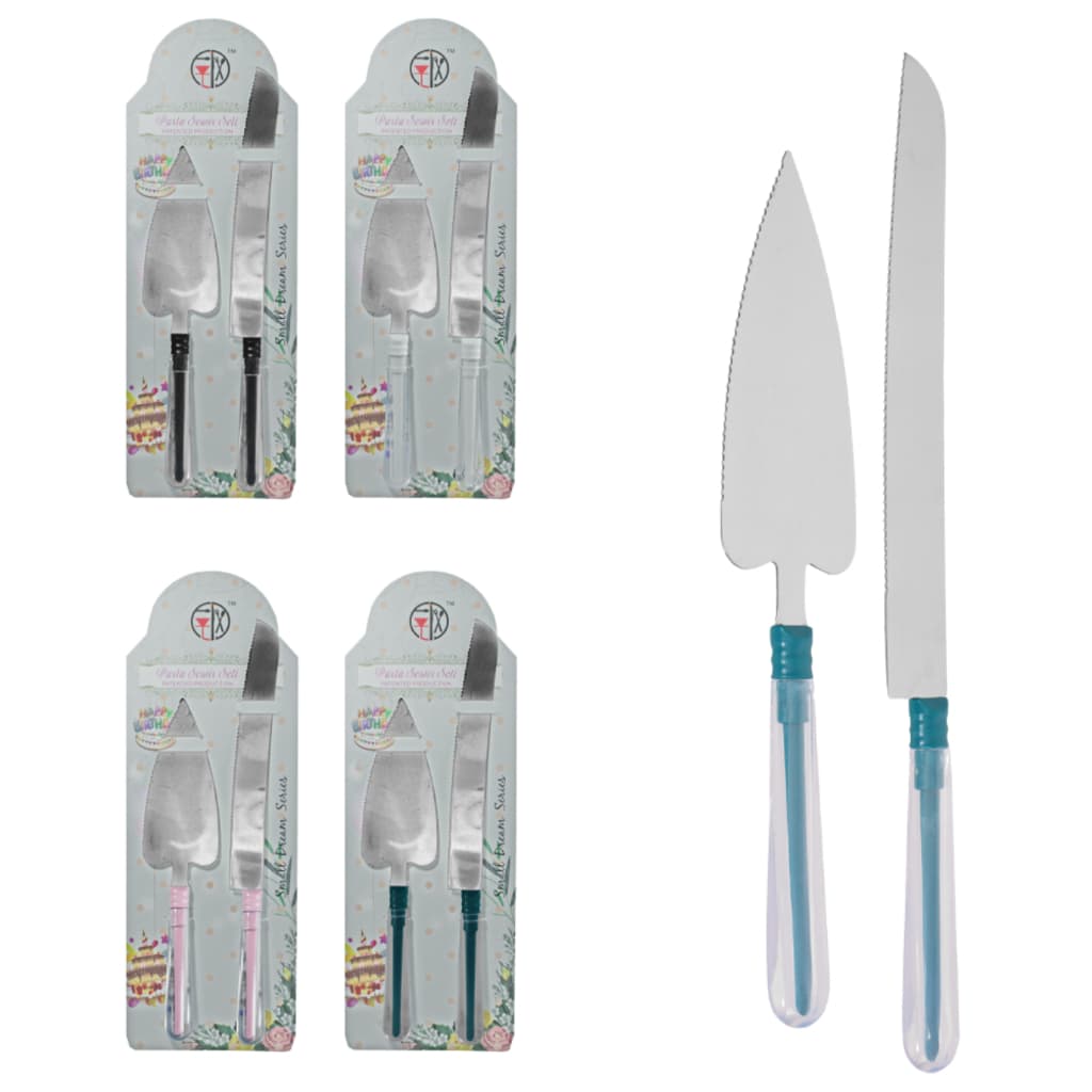 Conjunto para Bolo – Faca + Espátula em Inox