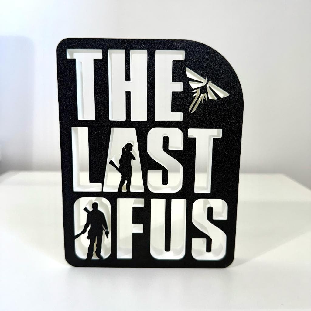 Placa Decorativa The Last of Us – Acompanha Chaveiro Exclusivo