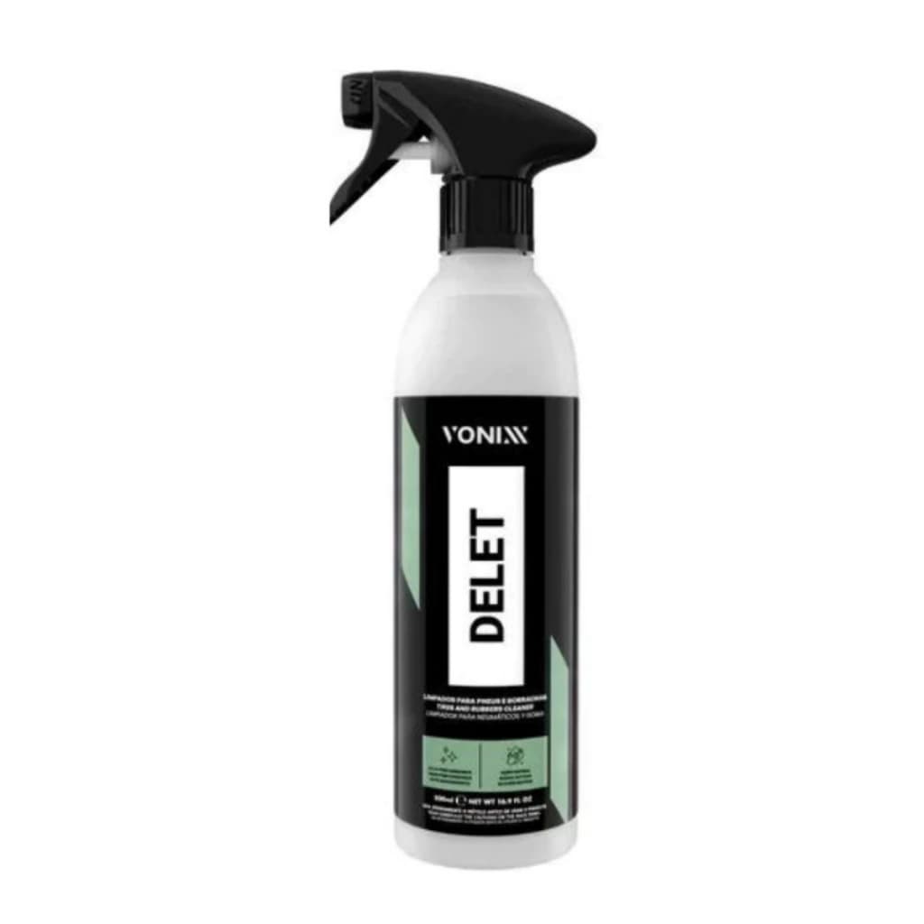 Delet vonixx 500ml limpa pneus e borrachas