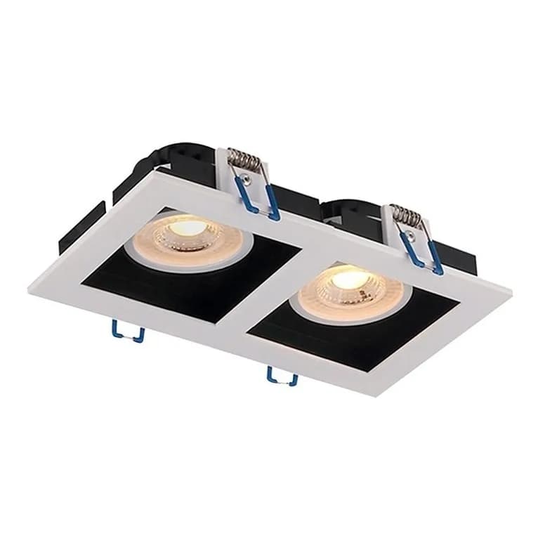 Spot Led Embutir Quadrado Duplo Fundo Recuado 10w Taschibra