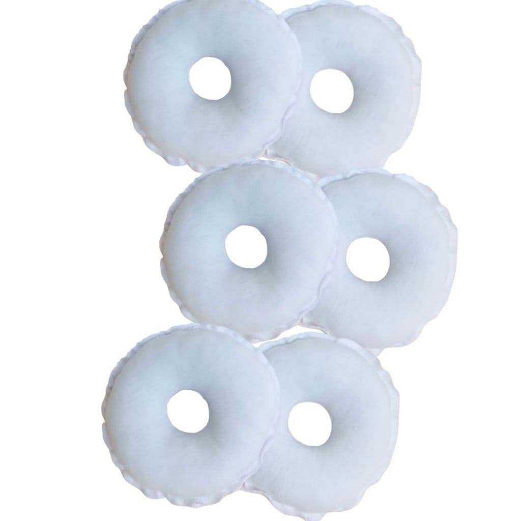 Kit com 6 Rosquinhas de seios para Amamentação - 3 pares