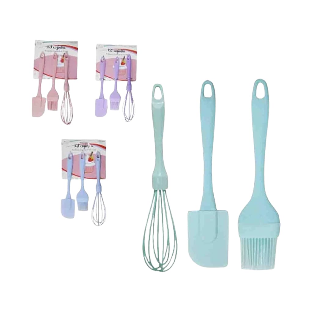 Kit Confeiteiro Plástico – 3 Peças Bolo CupCake