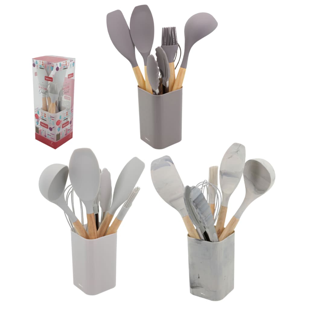 Kit de Utensílios de Silicone – 6 Peças Multicoloridas