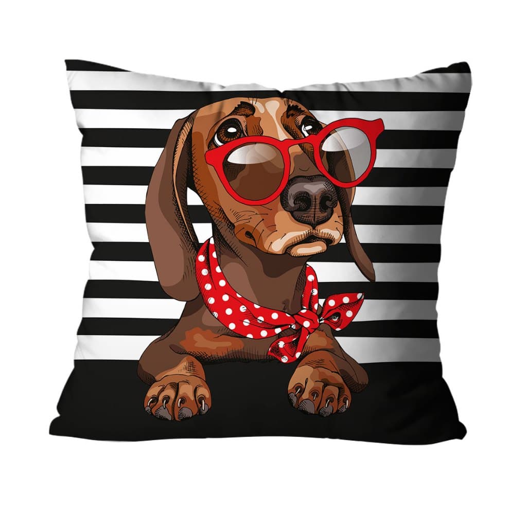 Capa Para Almofada  Dachshund Salsicha 45x45