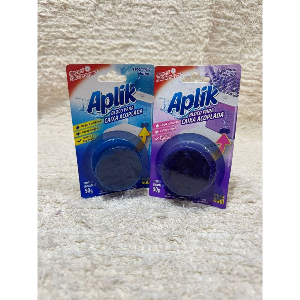 Kit 2 Bloco para  caixa acoplada Lavanda/ Marine pra deixar seu banheiro sempre perfumado