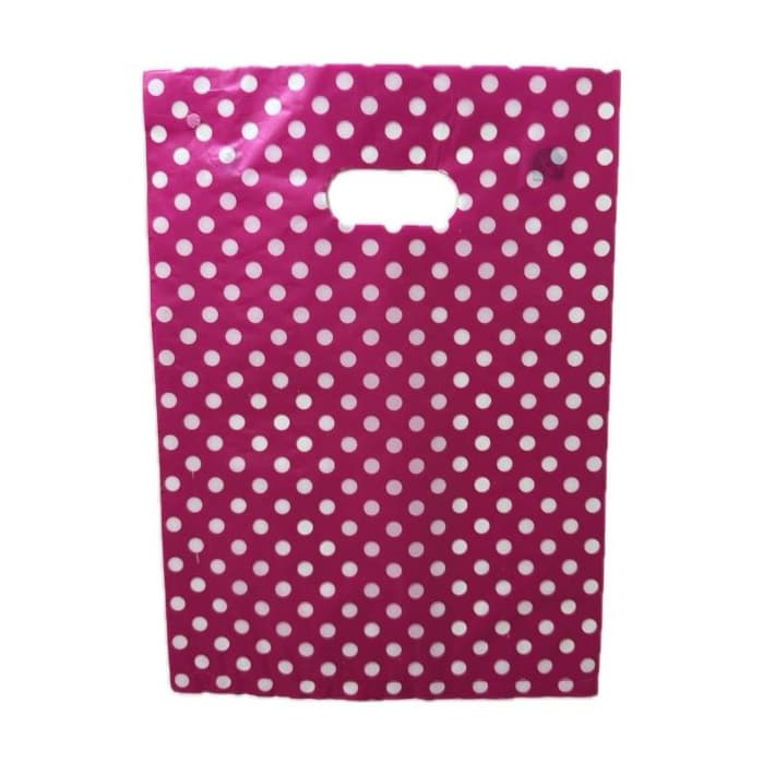 50 Unidades de sacola Plastica Boca Vazada 30x40 cm - Boca de Palhaço - Alça Vazada