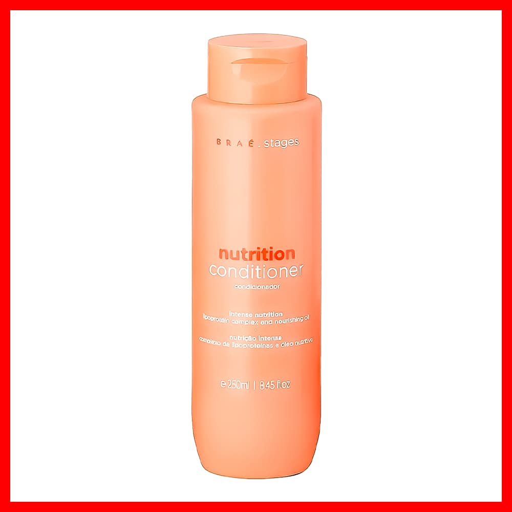 Braé Stages Nutrition Condicionador 250ml (Seus cabelos saudáveis ​​e duradouros)
