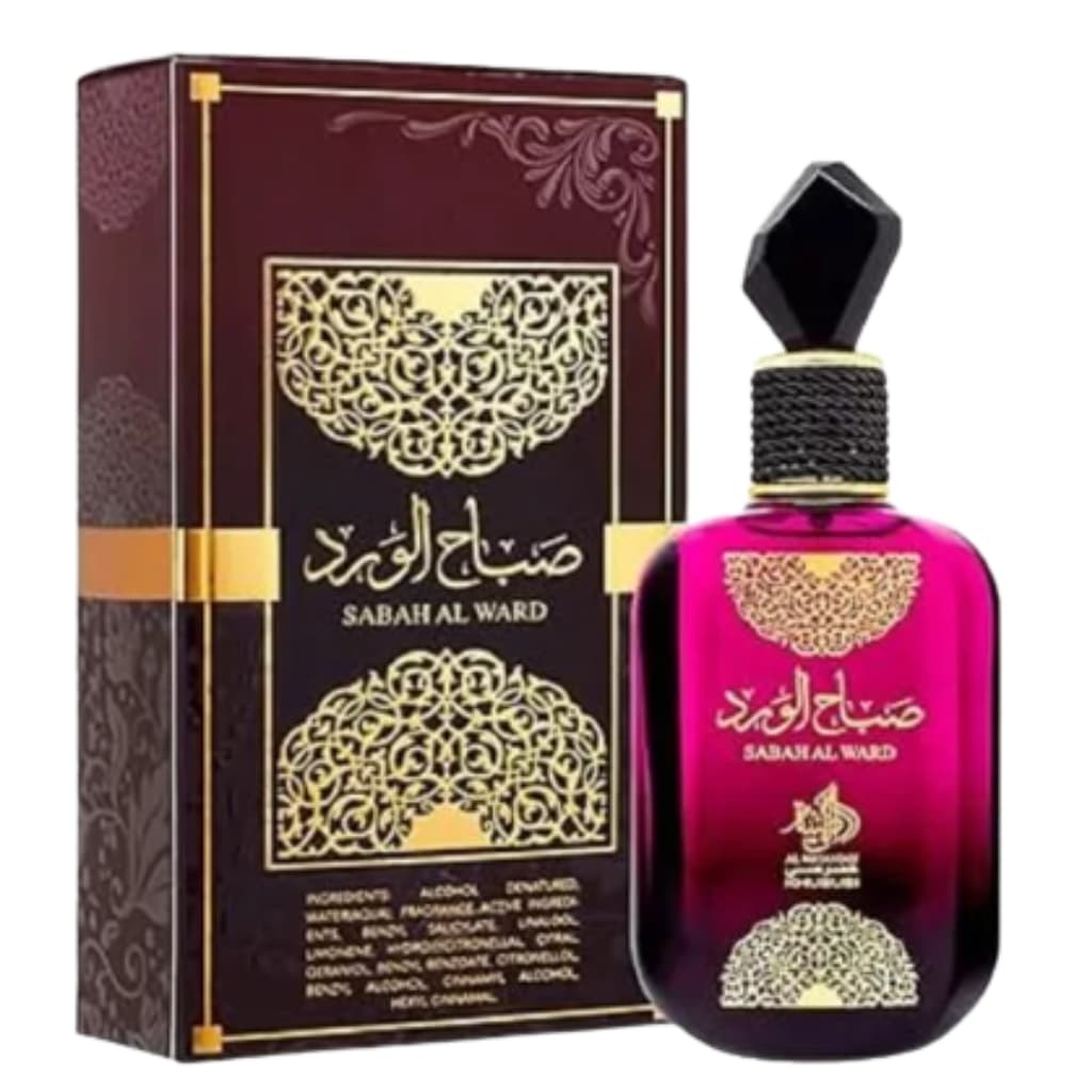 Perfume Árabe Feminino Sabah Al Ward 100ml Original – Alta Fixação e Fragrância Floral