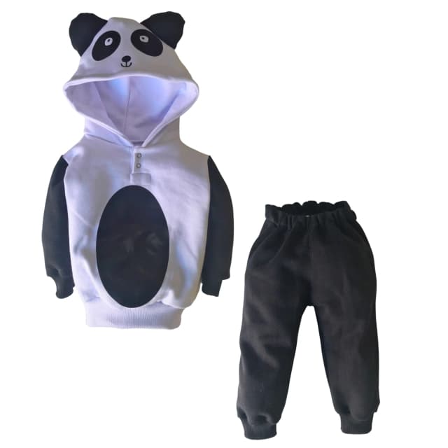 Conjunto de MoletomFantasia Pandinha Catitos - 408