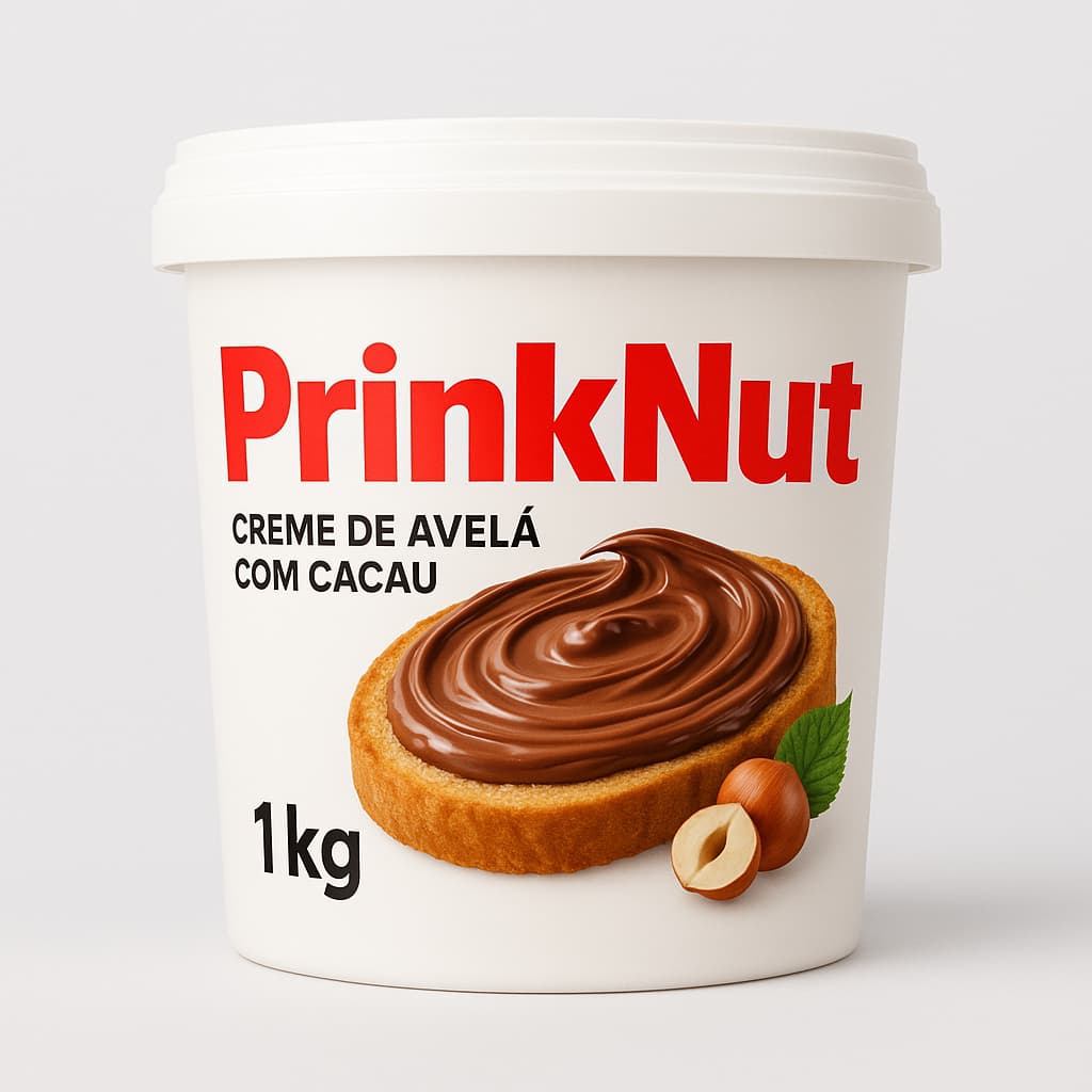 Creme De Avelã Prinknut Balde 1kg/2kg/350g