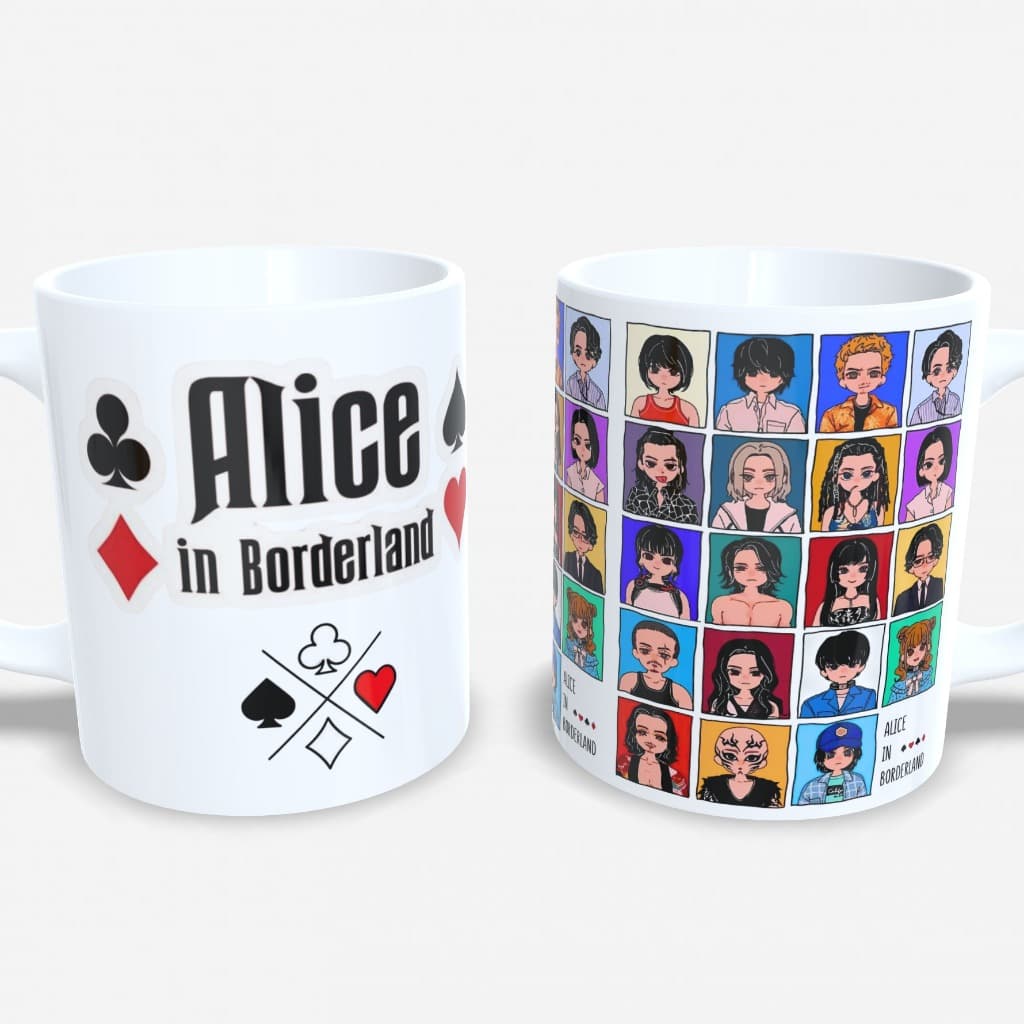 Caneca Personalizada – Alice in Borderland Série Mangá - Presente Único e Criativo