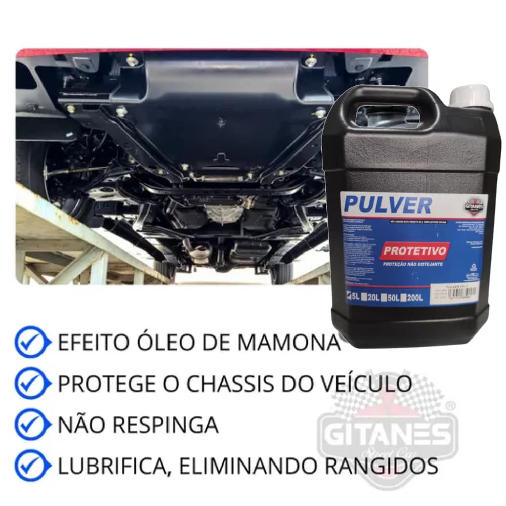 Pulver Oil Protetor De Chassis Galão 5 Litros