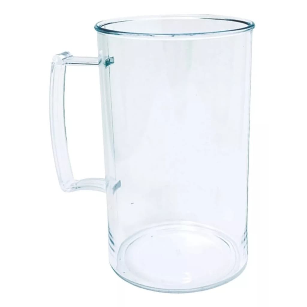 50 Canecas Transparentes 300 ml Acrílicas